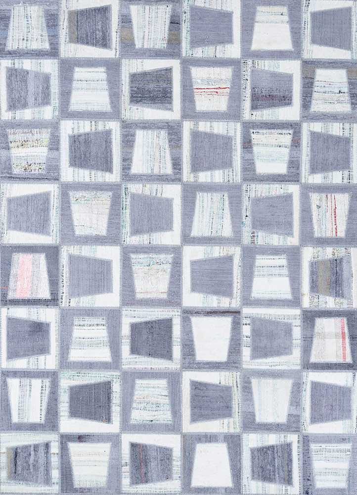 provenance grey and black wool hand knotted Rug - HeadShot provenance grey and black wool hand knotted Rug - HeadShot