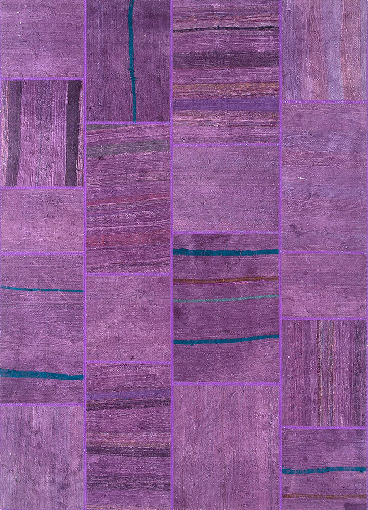 provenance pink and purple wool hand knotted Rug - HeadShot provenance pink and purple wool hand knotted Rug - HeadShot