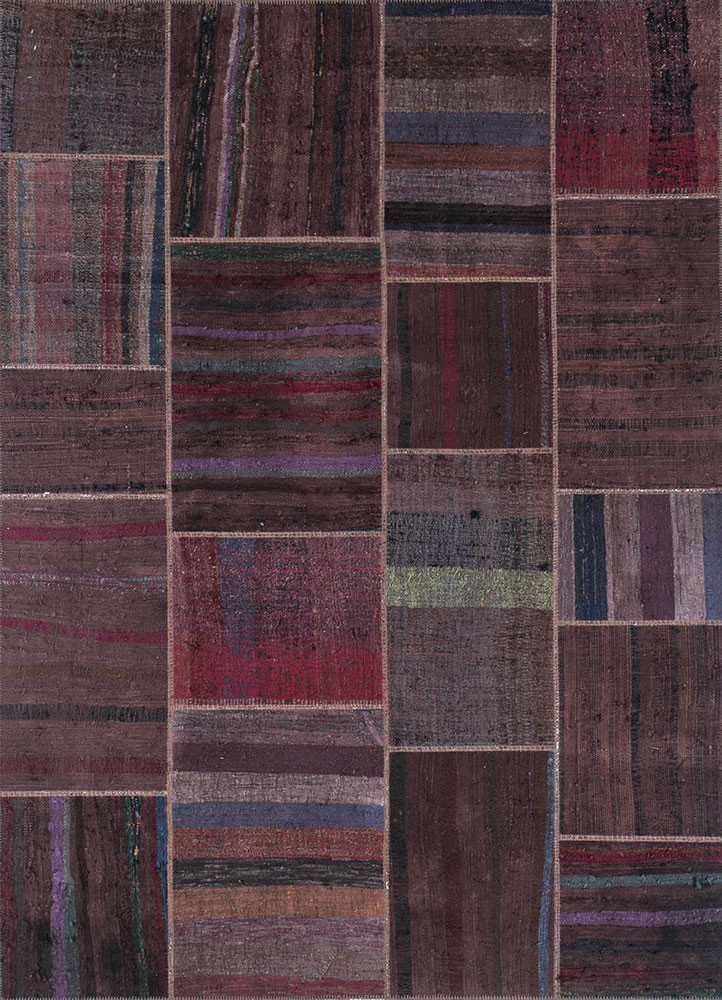 provenance beige and brown wool hand knotted Rug - HeadShot provenance beige and brown wool hand knotted Rug - HeadShot