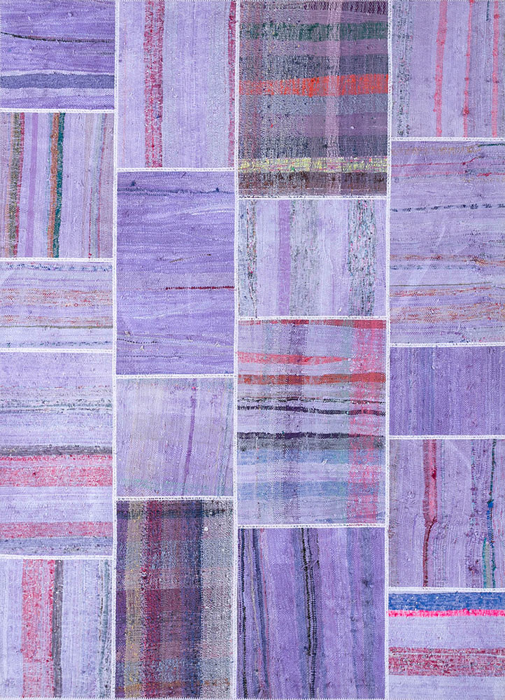 provenance pink and purple wool hand knotted Rug - HeadShot provenance pink and purple wool hand knotted Rug - HeadShot