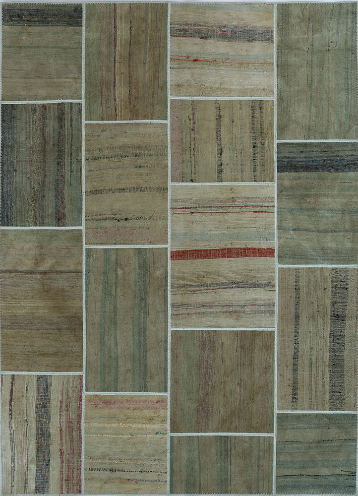 provenance green wool hand knotted Rug - HeadShot provenance green wool hand knotted Rug - HeadShot