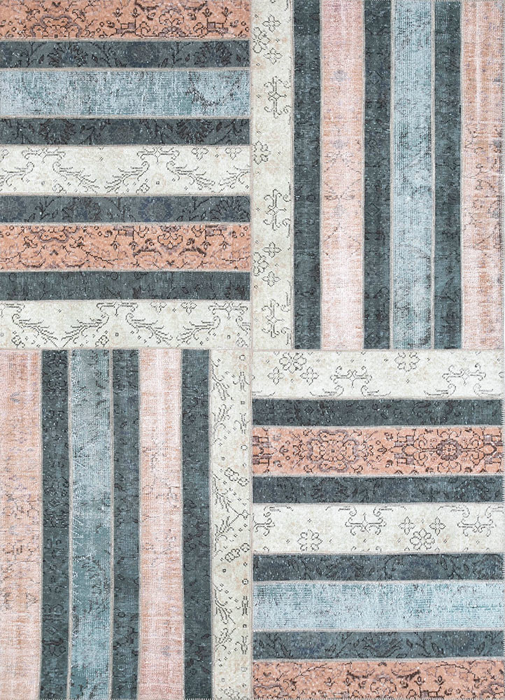 provenance beige and brown wool hand knotted Rug - HeadShot provenance beige and brown wool hand knotted Rug - HeadShot