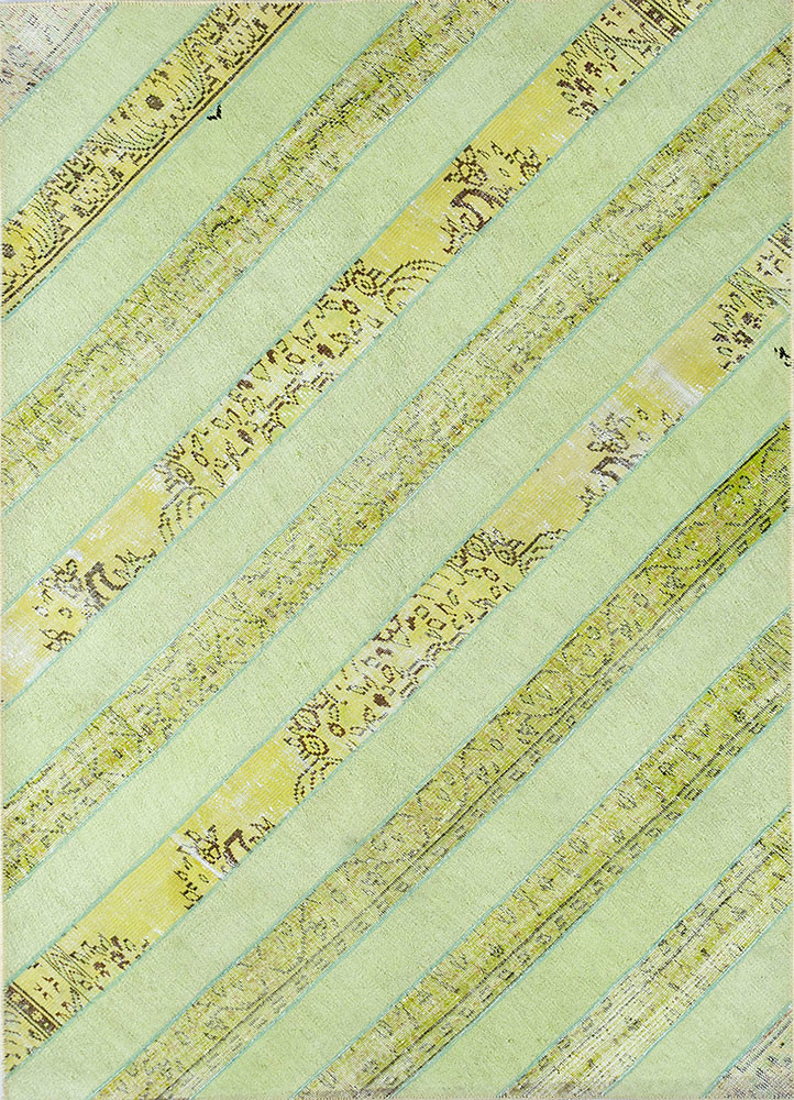 provenance green wool hand knotted Rug - HeadShot provenance green wool hand knotted Rug - HeadShot