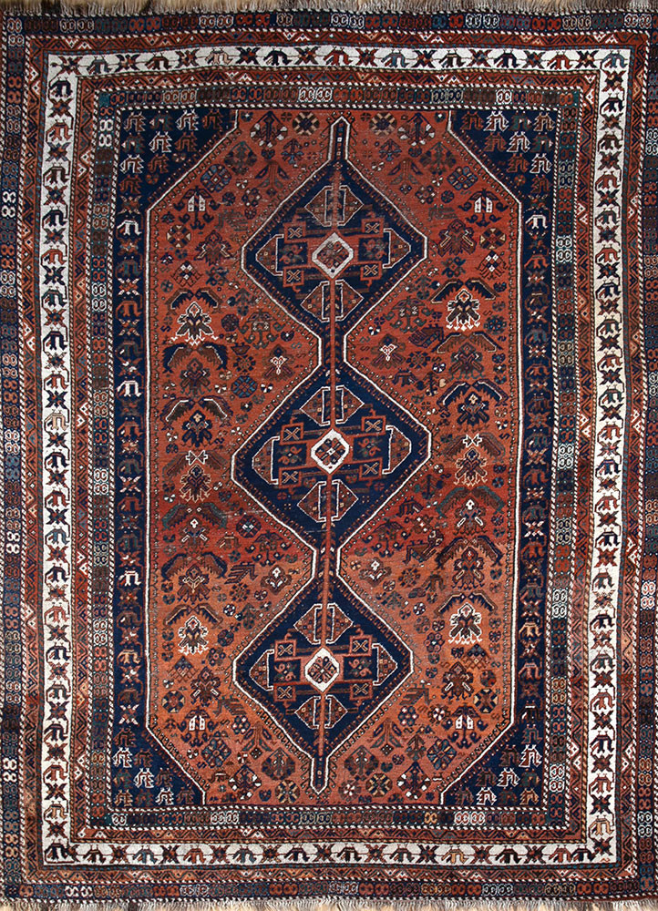 nuray red and orange wool hand knotted Rug - HeadShot nuray red and orange wool hand knotted Rug - HeadShot
