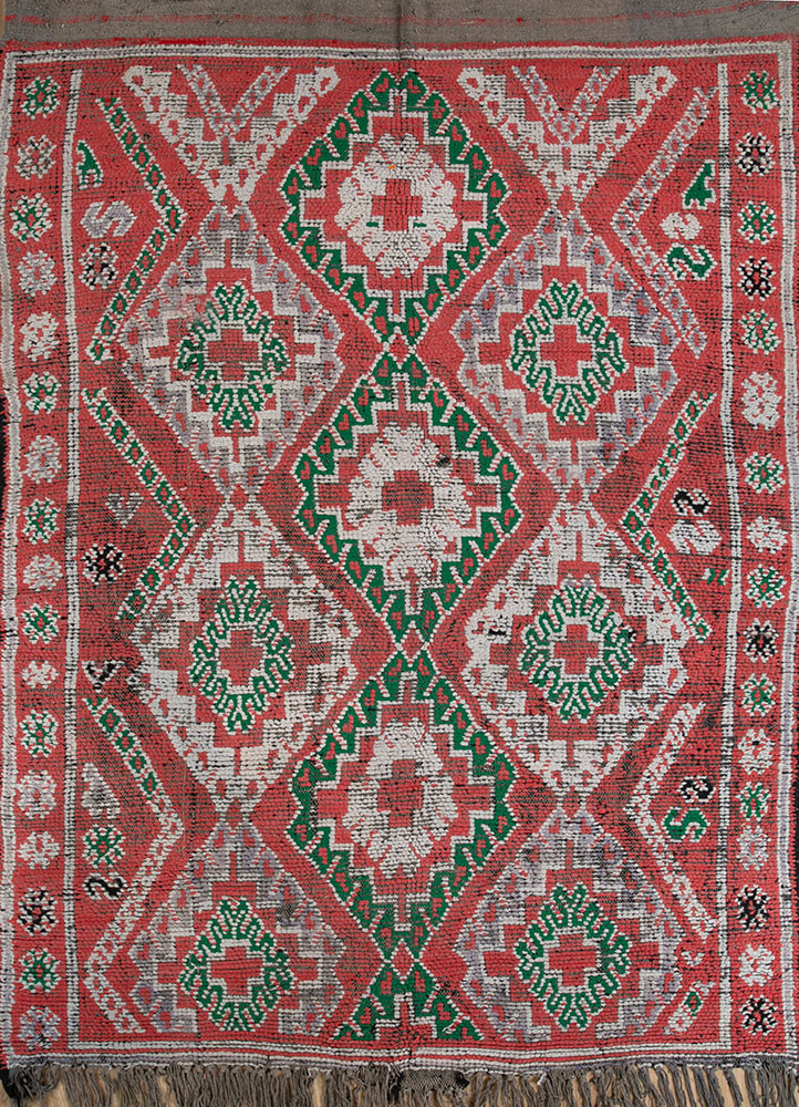 nuray red and orange wool hand knotted Rug - HeadShot nuray red and orange wool hand knotted Rug - HeadShot