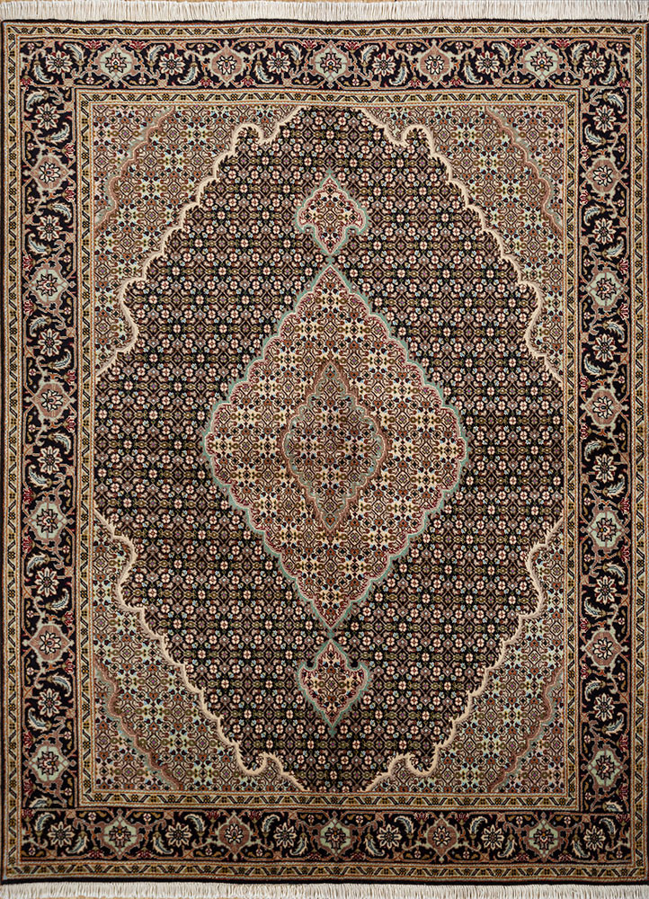 aalam blue wool hand knotted Rug - HeadShot aalam blue wool hand knotted Rug - HeadShot