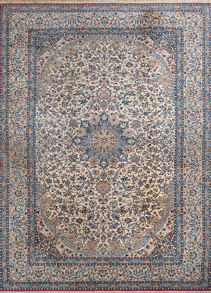 aalam ivory wool hand knotted Rug - HeadShot aalam ivory wool hand knotted Rug - HeadShot