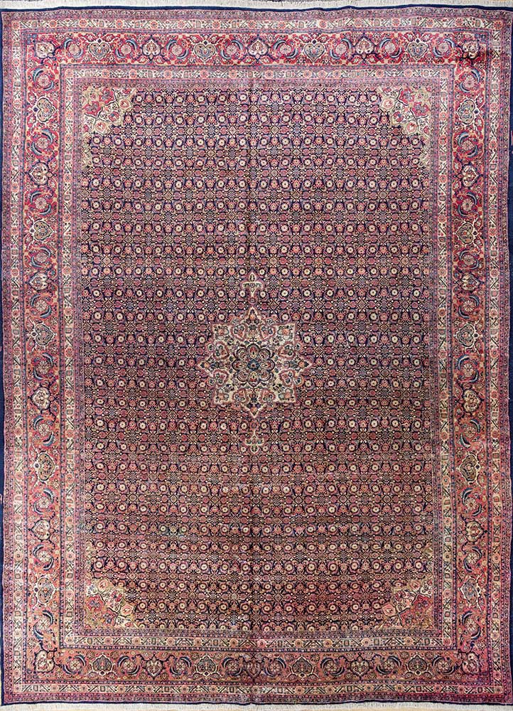 Aalam Blue Hand Knotted Wool RugsPae4859Jaipur Rugs