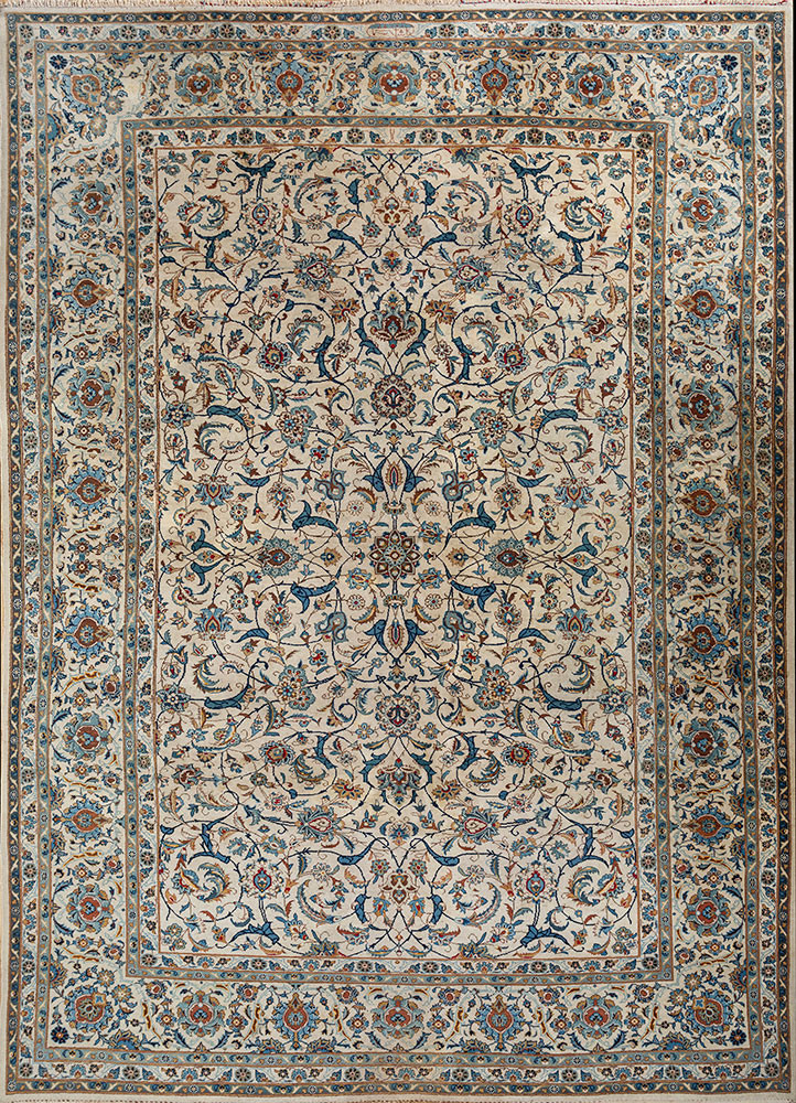 aalam ivory wool hand knotted Rug - HeadShot aalam ivory wool hand knotted Rug - HeadShot