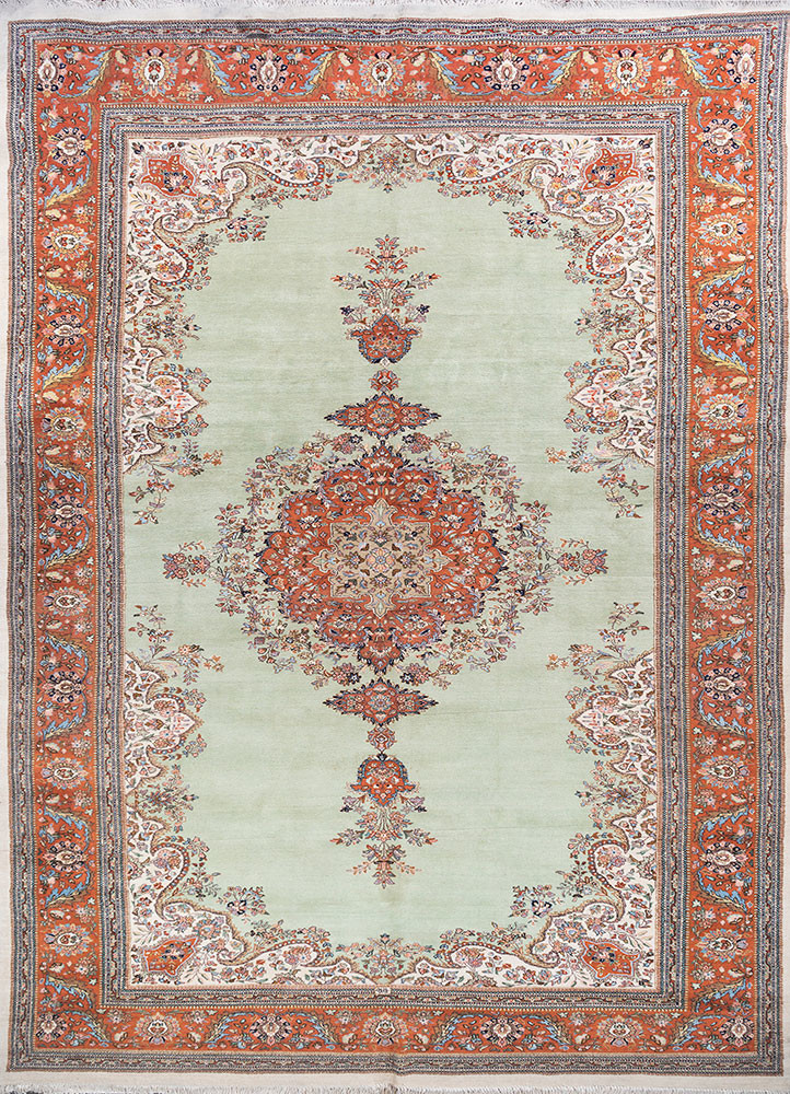 aalam blue wool hand knotted Rug - HeadShot aalam blue wool hand knotted Rug - HeadShot