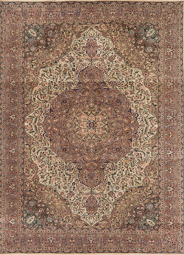 aalam ivory wool hand knotted Rug - HeadShot aalam ivory wool hand knotted Rug - HeadShot