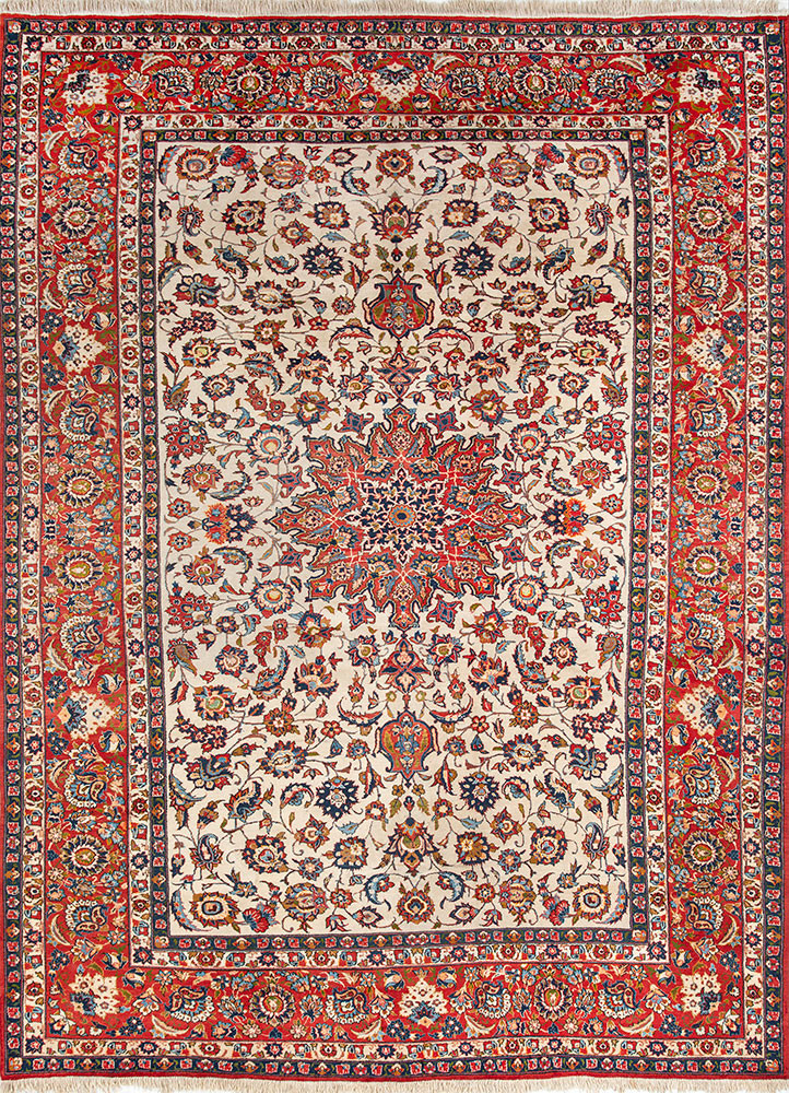 aalam grey and black wool hand knotted Rug - HeadShot