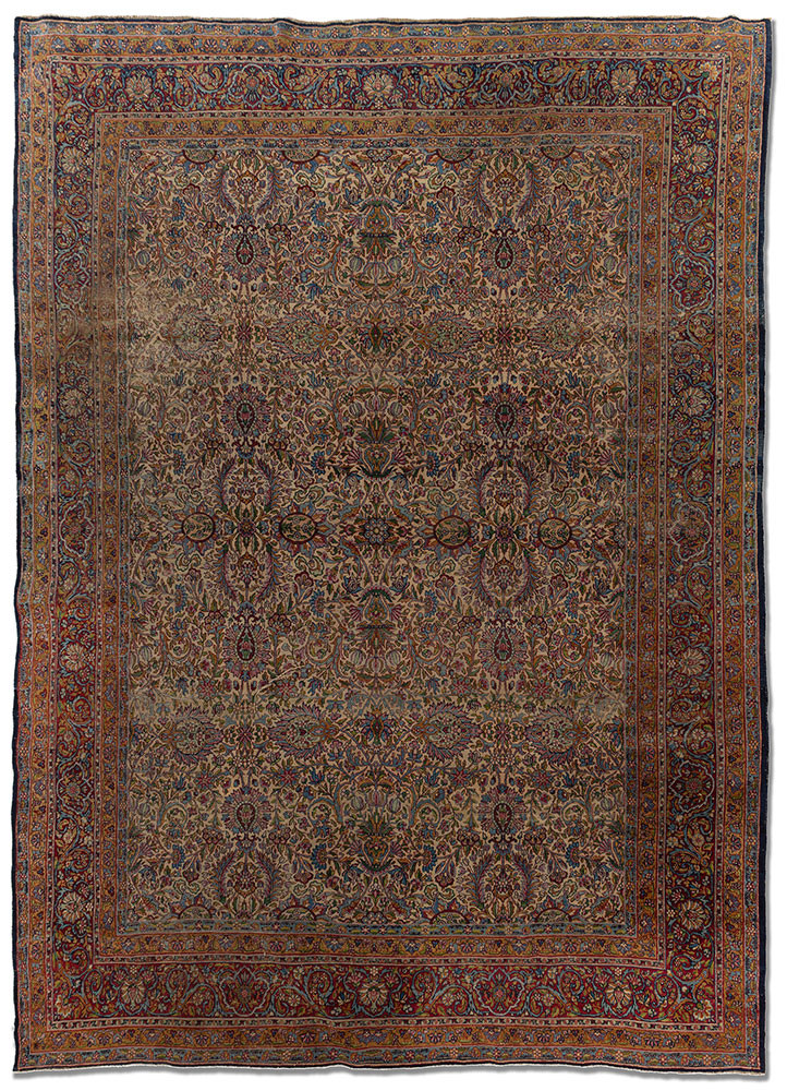 aalam pink and purple wool hand knotted Rug - HeadShot aalam pink and purple wool hand knotted Rug - HeadShot