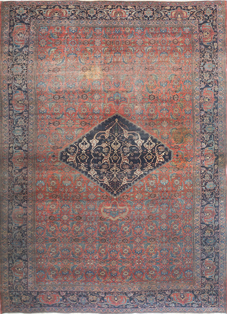 aalam blue wool hand knotted Rug - HeadShot aalam blue wool hand knotted Rug - HeadShot