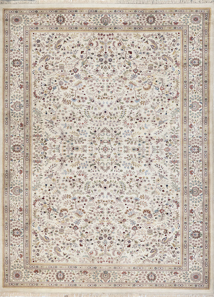 aalam ivory wool hand knotted Rug - HeadShot aalam ivory wool hand knotted Rug - HeadShot