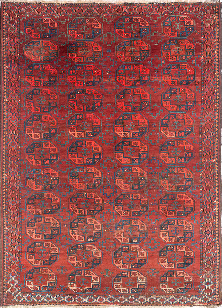 aalam red and orange wool hand knotted Rug - HeadShot aalam red and orange wool hand knotted Rug - HeadShot