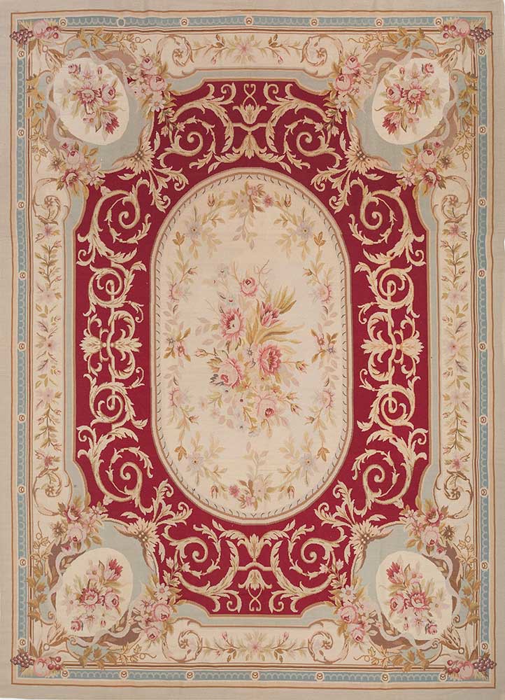 nayaab green wool flat weaves WALL ART & TAPESTRY - HeadShot