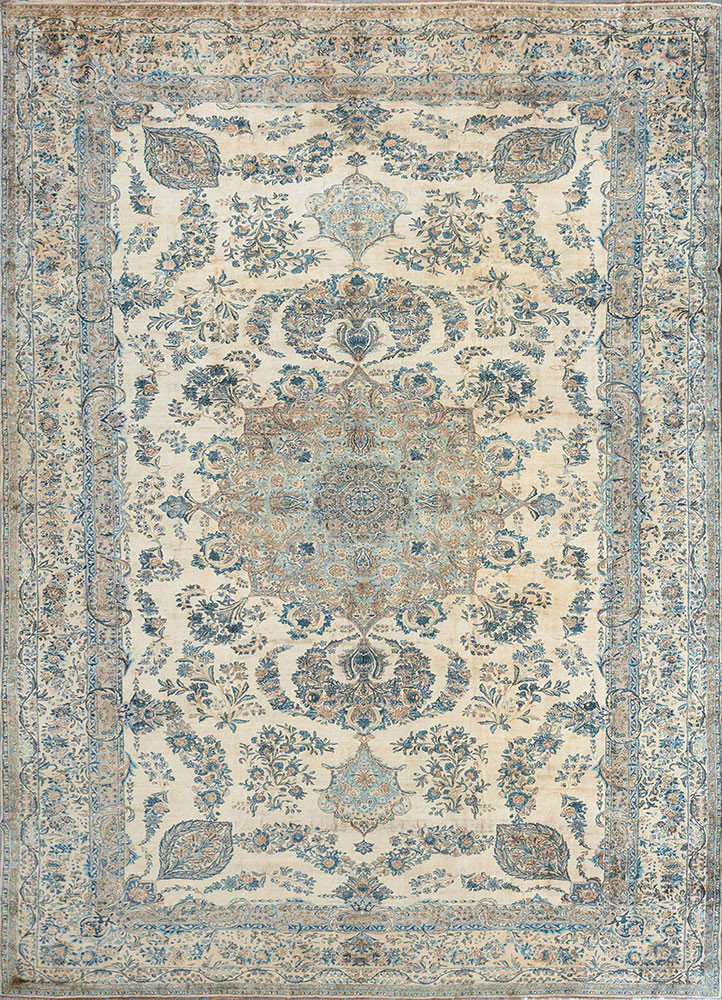 aalam gold wool hand knotted Rug - HeadShot aalam gold wool hand knotted Rug - HeadShot