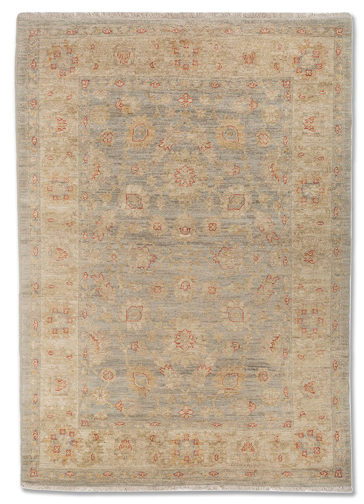 aalam blue wool hand knotted Rug - HeadShot aalam blue wool hand knotted Rug - HeadShot