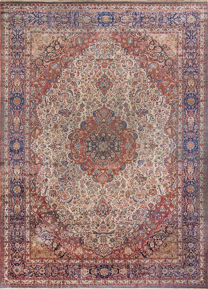 gulmarg blue silk hand knotted Rug - HeadShot gulmarg blue silk hand knotted Rug - HeadShot