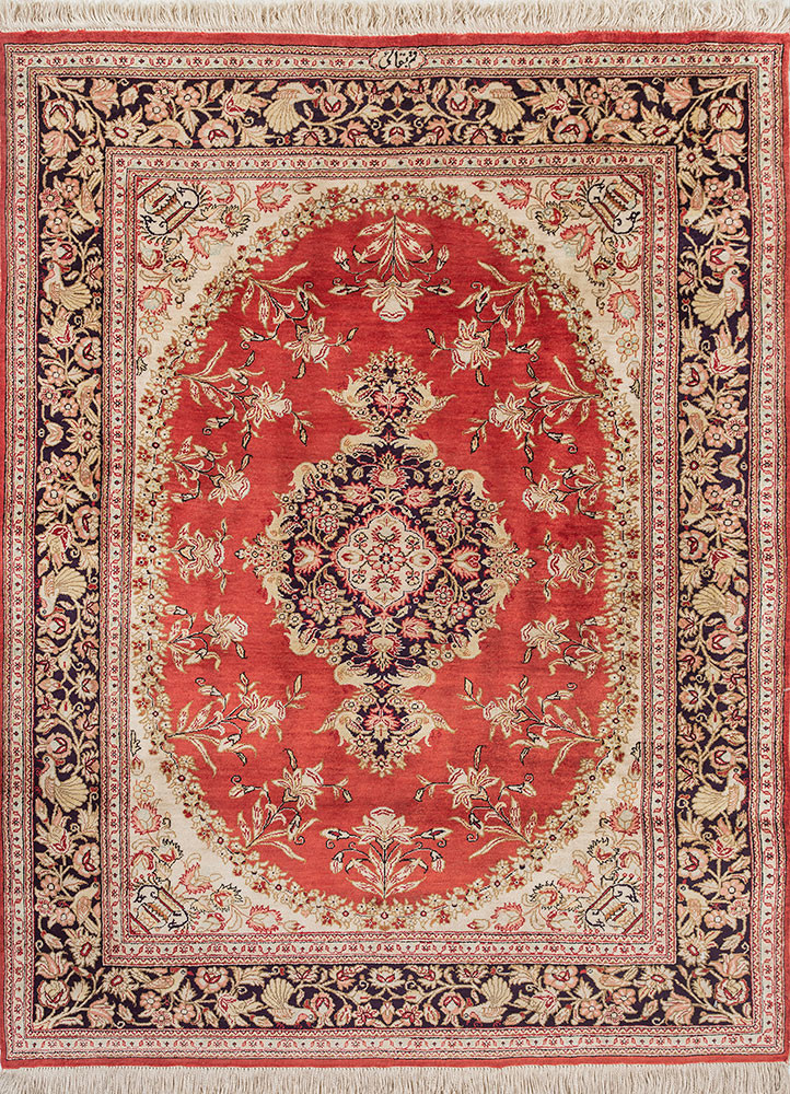 gulmarg blue silk hand knotted Rug - HeadShot gulmarg blue silk hand knotted Rug - HeadShot