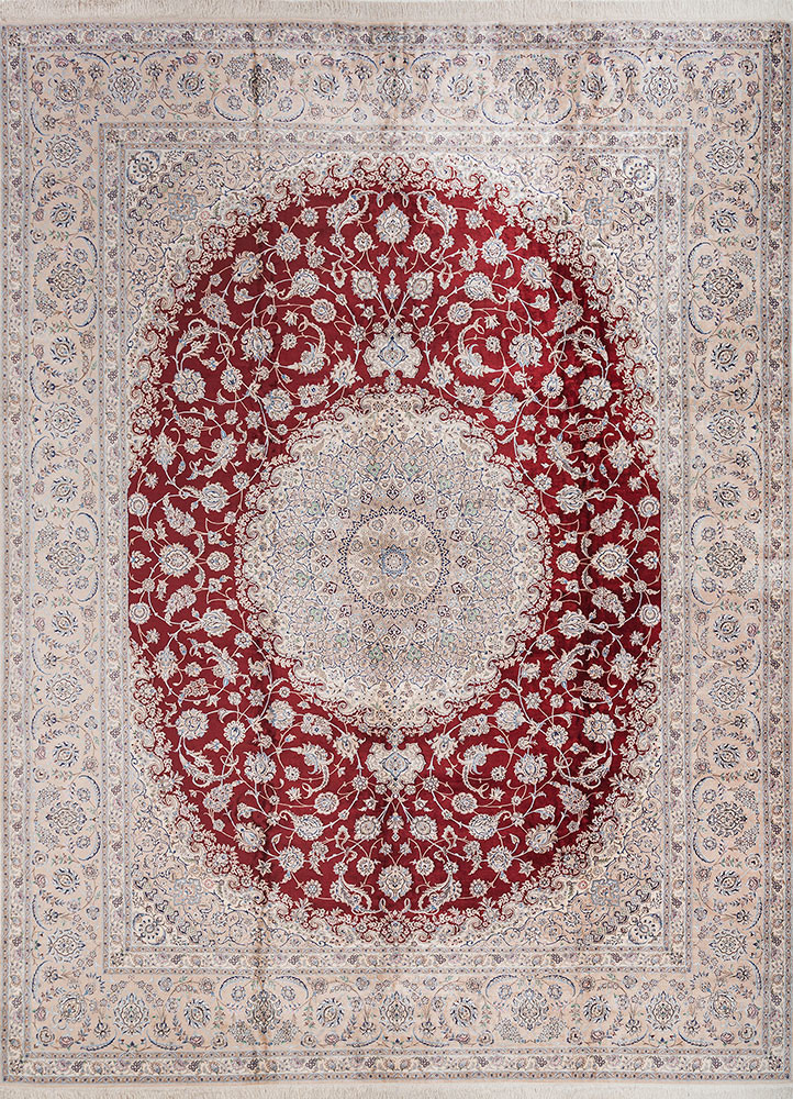 gulmarg red and orange silk hand knotted Rug - HeadShot gulmarg red and orange silk hand knotted Rug - HeadShot