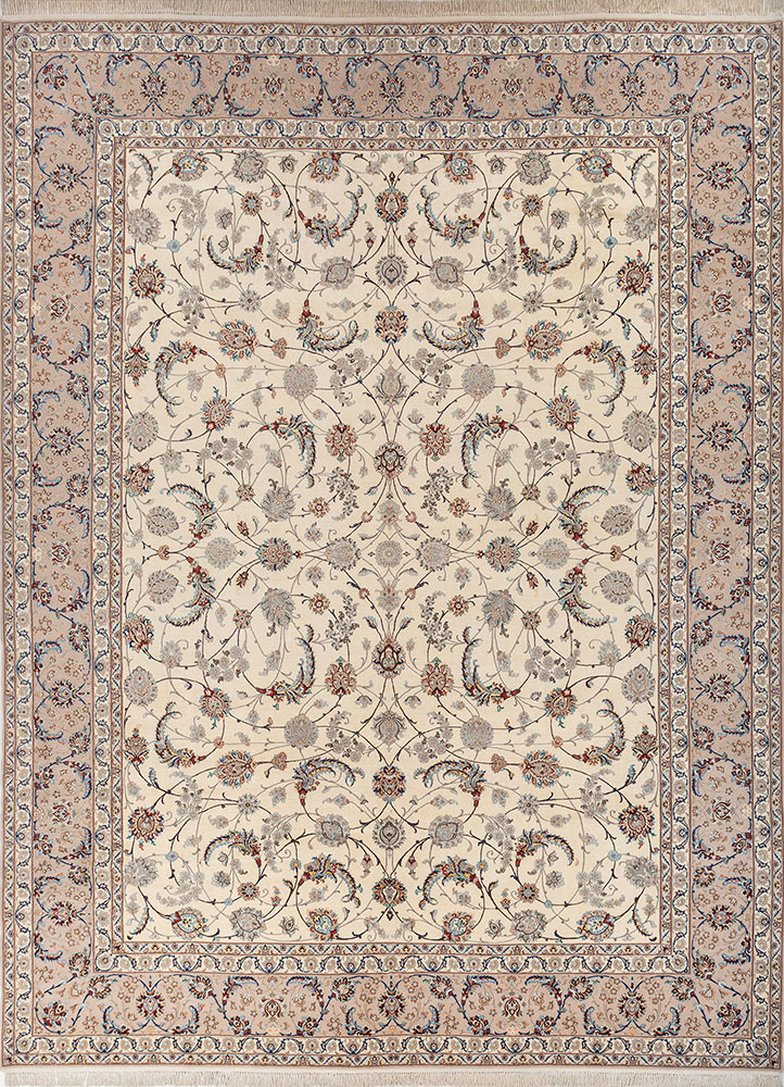 aalam red and orange wool and silk hand knotted Rug - HeadShot aalam red and orange wool and silk hand knotted Rug - HeadShot