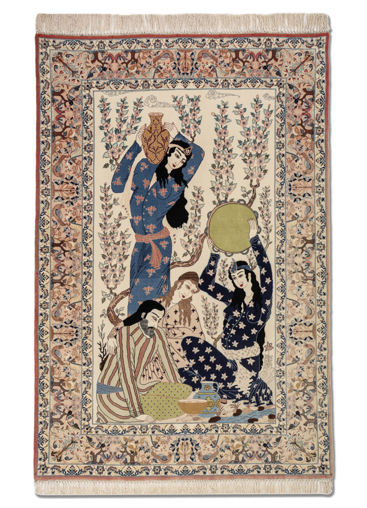 aprezo ivory wool hand knotted Rug - HeadShot aprezo ivory wool hand knotted Rug - HeadShot