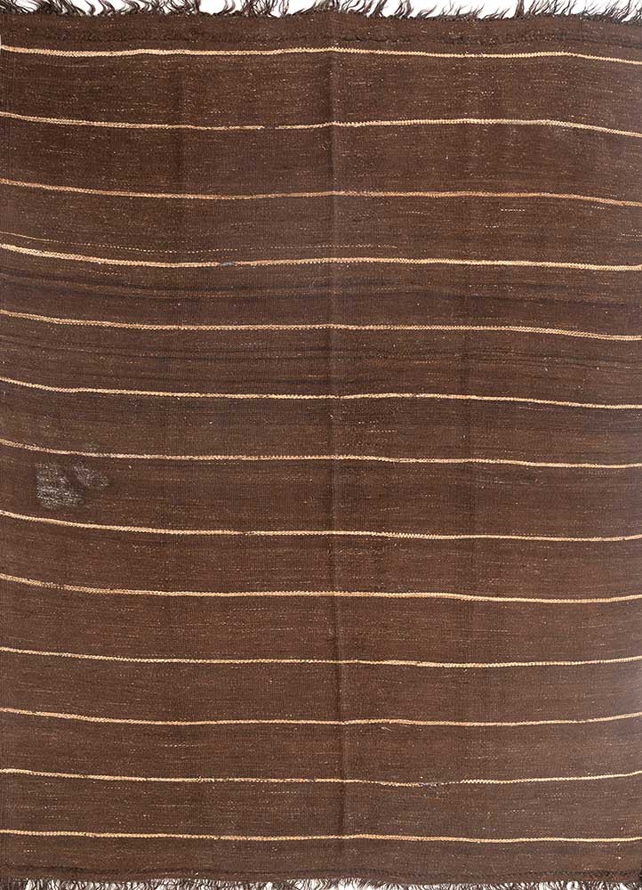 nayaab beige and brown jute and hemp flat weaves Rug - HeadShot