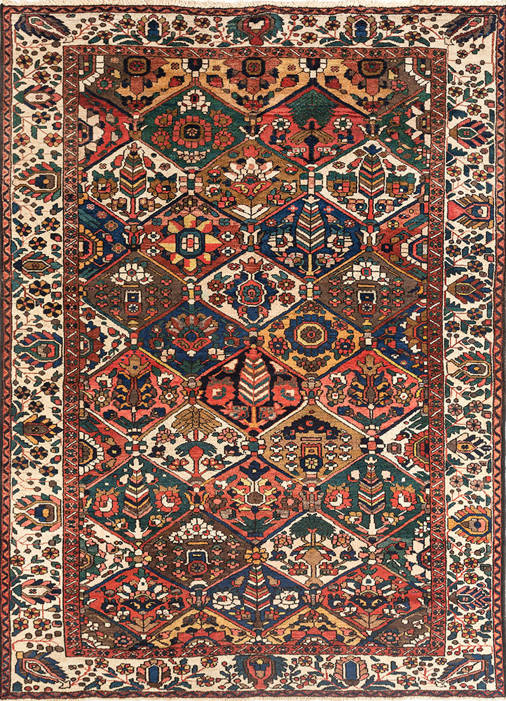 aalam pink and purple wool hand knotted Rug - HeadShot