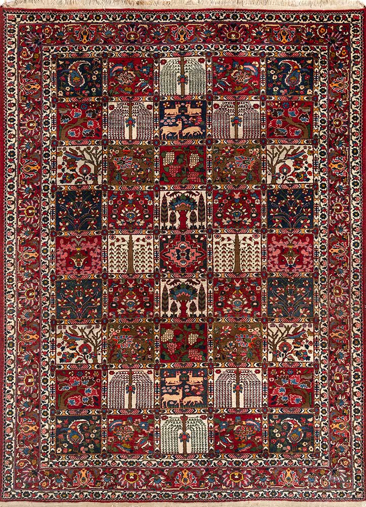 Aalam Ivory Hand Knotted Wool Rugs -Paem-1233 Jaipur Rugs USA