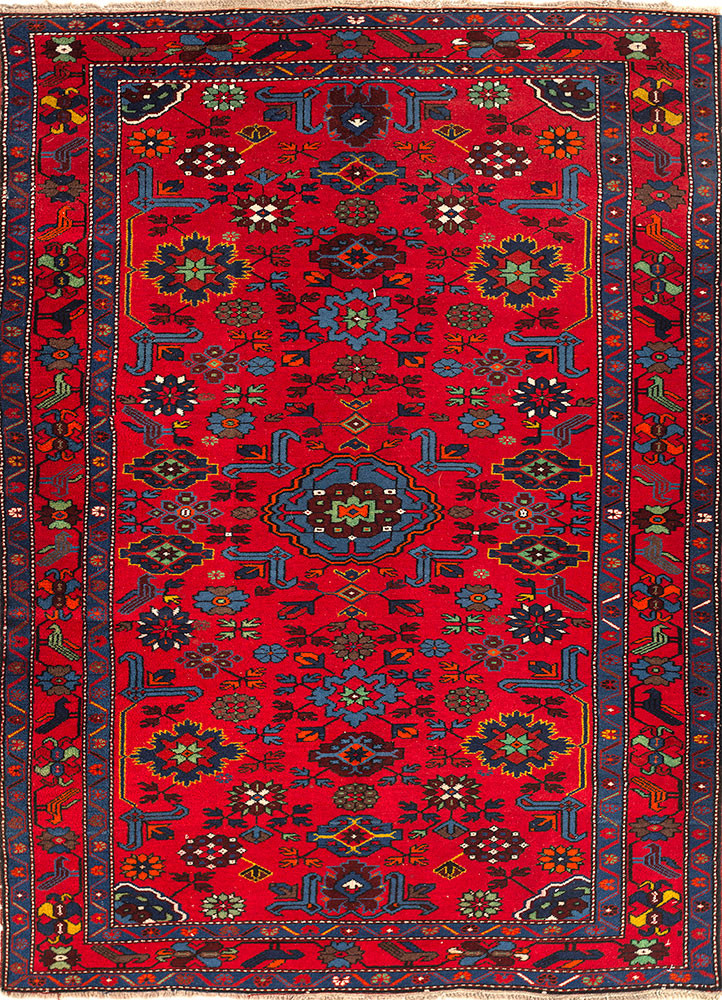 aalam red and orange wool flat weaves Rug - HeadShot aalam red and orange wool flat weaves Rug - HeadShot
