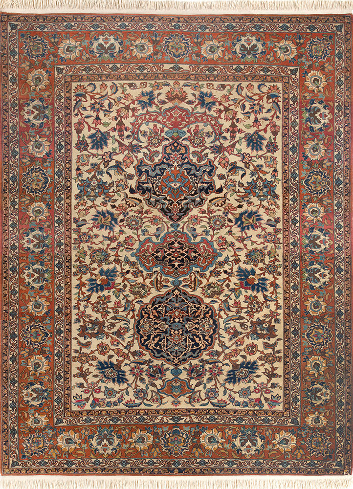 aalam ivory wool hand knotted Rug - HeadShot aalam ivory wool hand knotted Rug - HeadShot