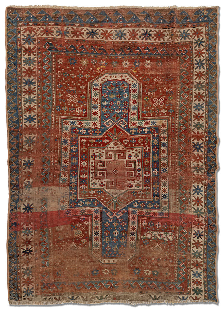 kiaan red and orange wool hand knotted Rug - HeadShot kiaan red and orange wool hand knotted Rug - HeadShot