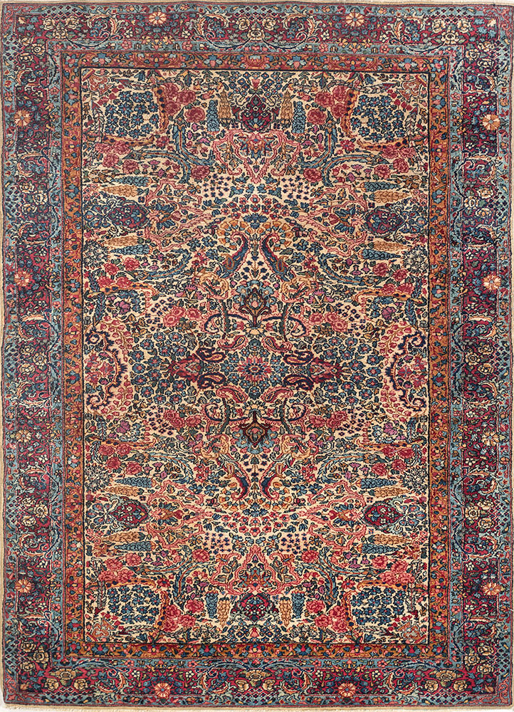 aalam ivory wool hand knotted Rug - HeadShot aalam ivory wool hand knotted Rug - HeadShot