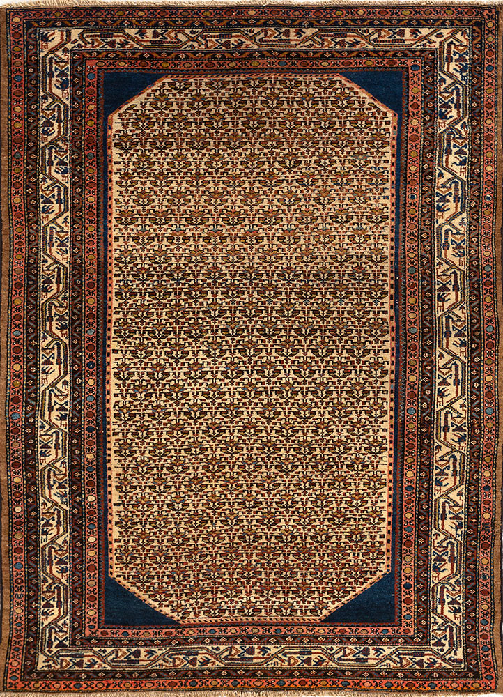 aalam ivory wool hand knotted Rug - HeadShot aalam ivory wool hand knotted Rug - HeadShot