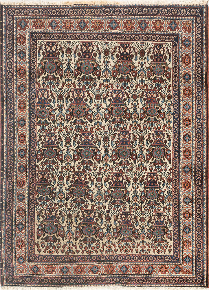 aalam ivory wool hand knotted Rug - HeadShot aalam ivory wool hand knotted Rug - HeadShot