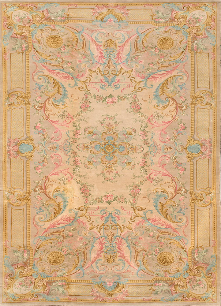 aalam beige and brown wool hand knotted Rug - HeadShot aalam beige and brown wool hand knotted Rug - HeadShot