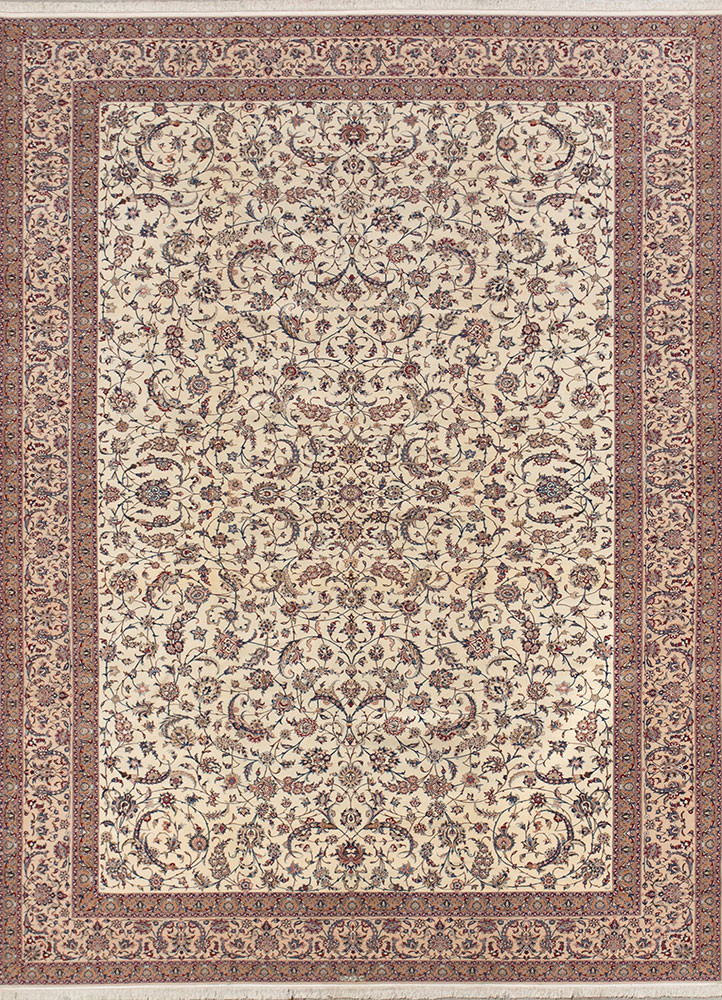 aalam ivory wool hand knotted Rug - HeadShot aalam ivory wool hand knotted Rug - HeadShot