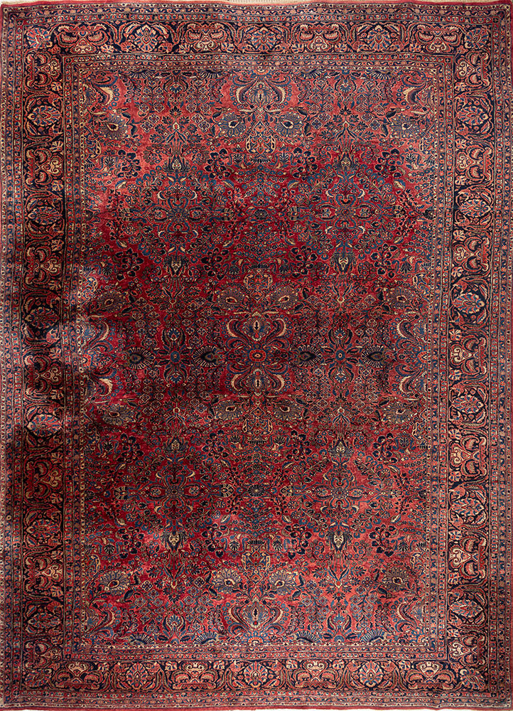 aalam pink and purple wool hand knotted Rug - HeadShot aalam pink and purple wool hand knotted Rug - HeadShot