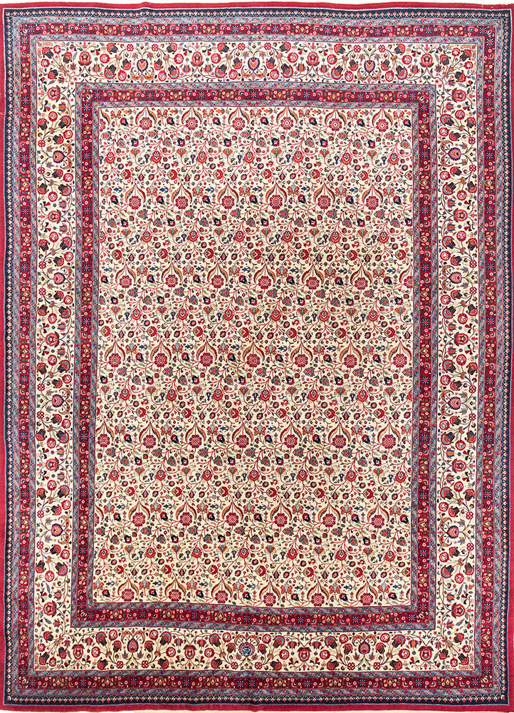 aalam ivory wool hand knotted Rug - HeadShot aalam ivory wool hand knotted Rug - HeadShot