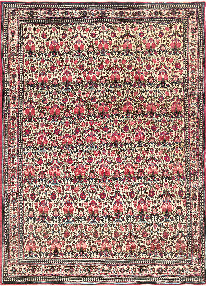 aalam ivory wool hand knotted Rug - HeadShot aalam ivory wool hand knotted Rug - HeadShot