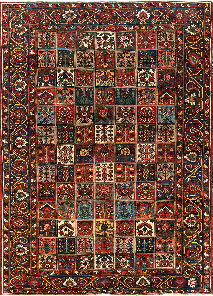 aalam blue wool hand knotted Rug - HeadShot aalam blue wool hand knotted Rug - HeadShot