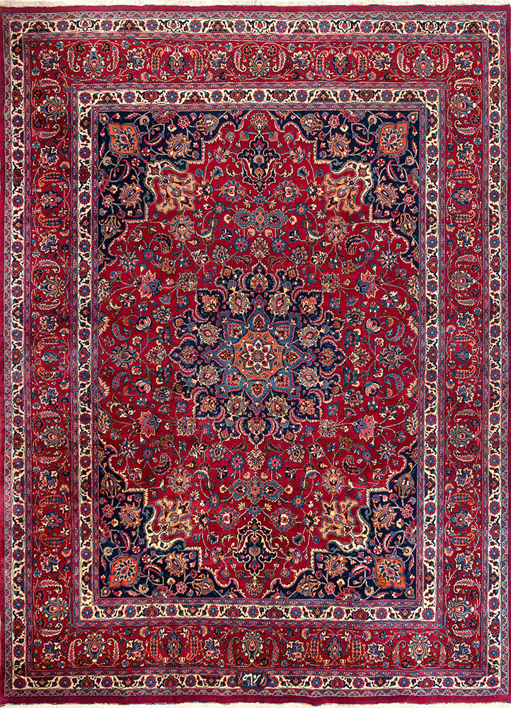 aalam blue wool hand knotted Rug - HeadShot aalam blue wool hand knotted Rug - HeadShot