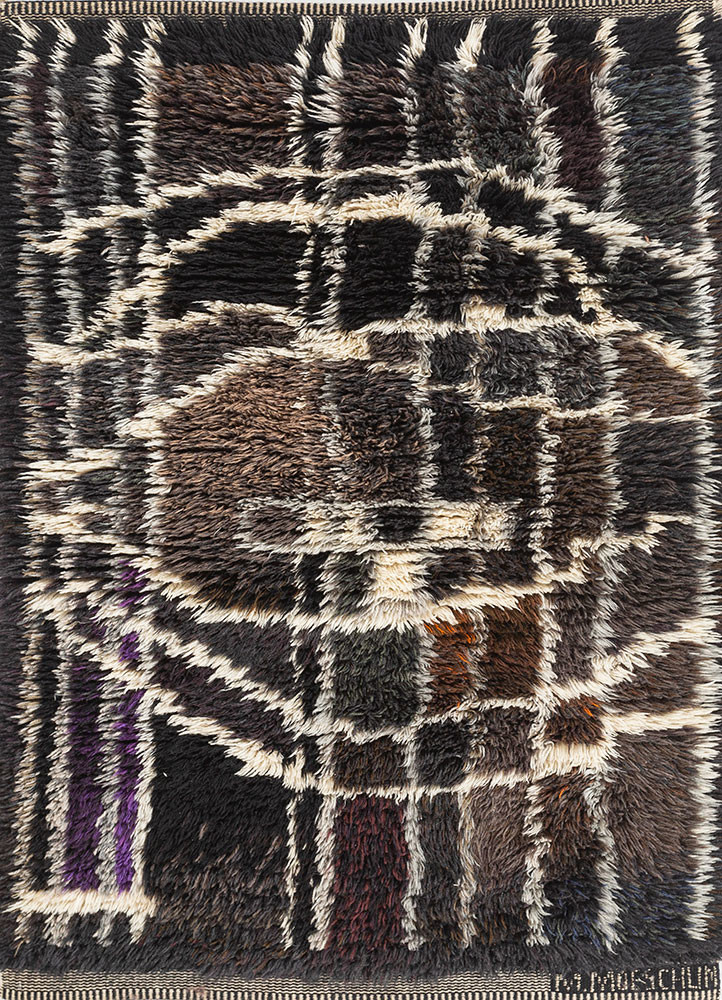 zuri pink and purple wool hand knotted Rug - HeadShot zuri pink and purple wool hand knotted Rug - HeadShot