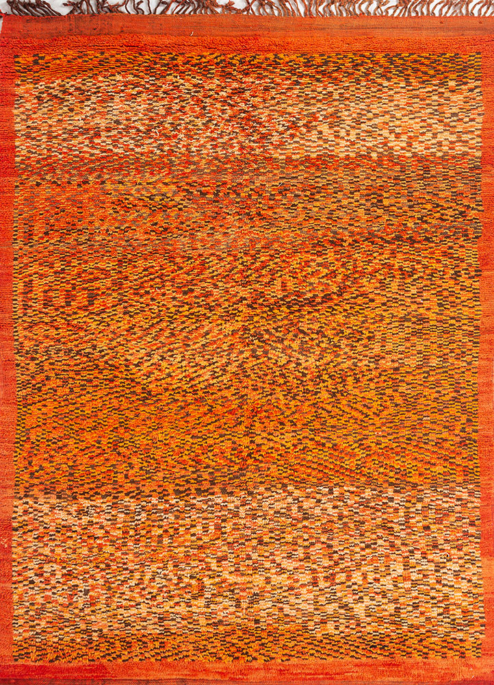zuri beige and brown wool hand knotted Rug - HeadShot zuri beige and brown wool hand knotted Rug - HeadShot