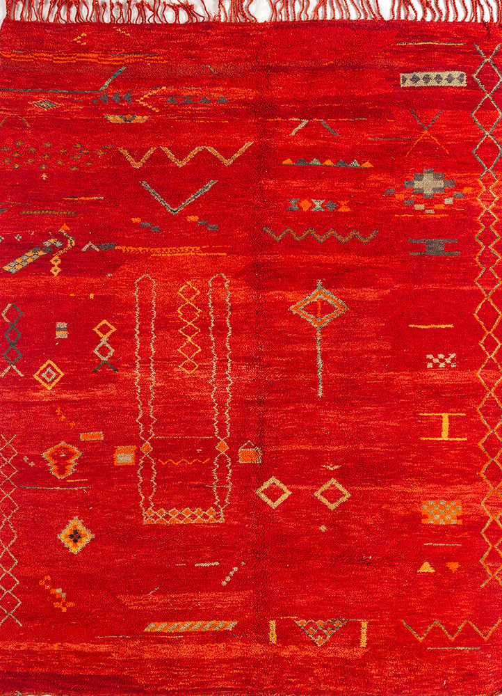 nuray pink and purple wool hand knotted Rug - HeadShot nuray pink and purple wool hand knotted Rug - HeadShot