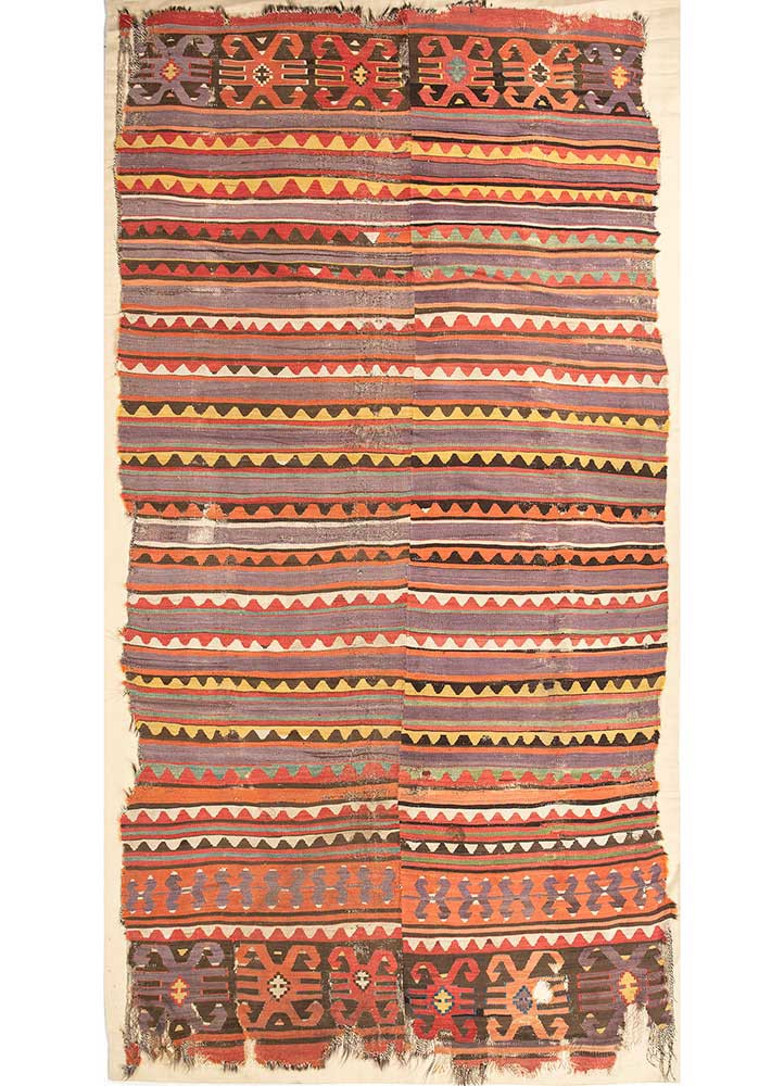 bespoke sile red and orange wool wall art WALL ART & TAPESTRY - HeadShot