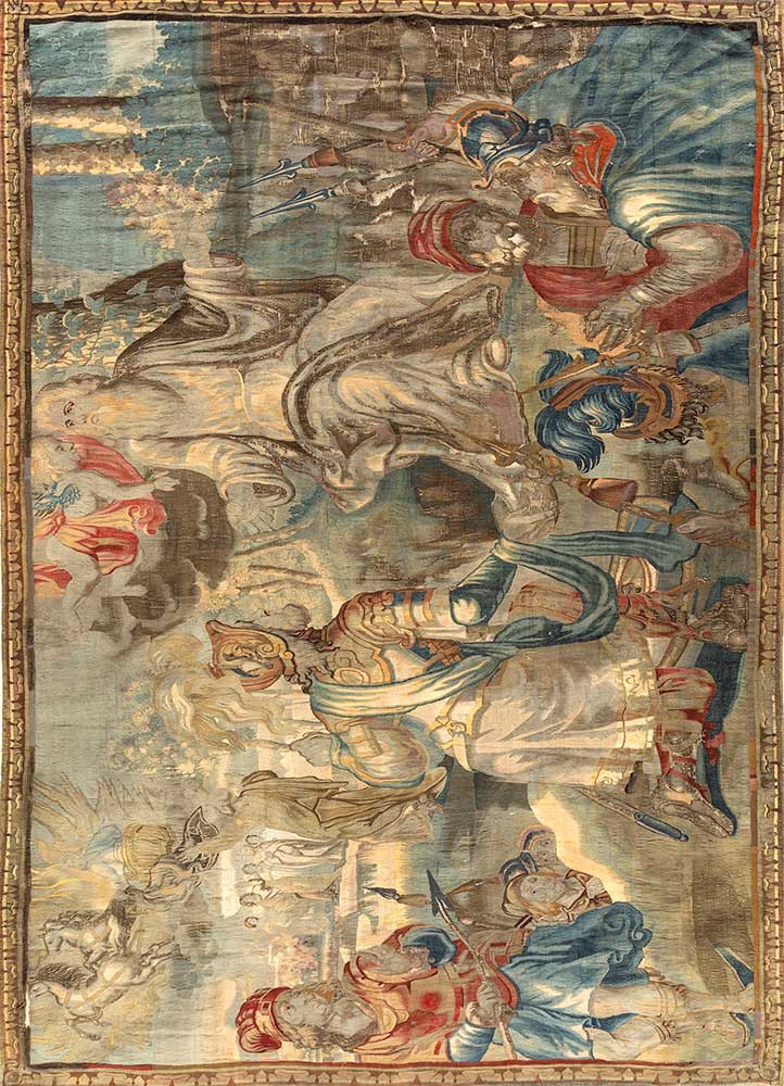 wall art green wool flat weaves Rug