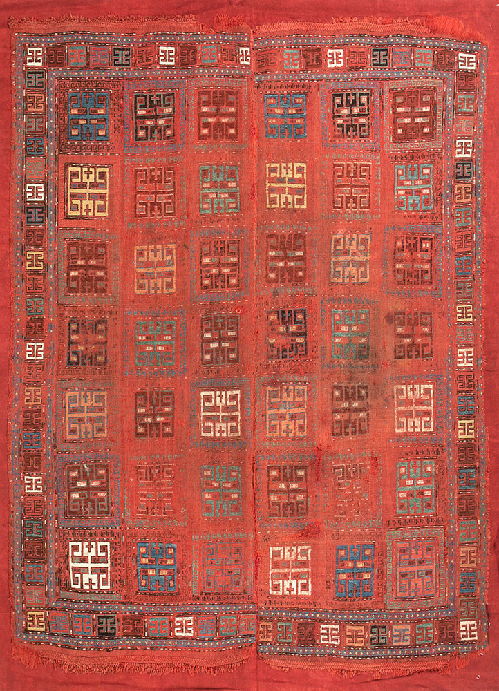 nayaab red and orange wool flat weaves Rug - HeadShot nayaab red and orange wool flat weaves Rug - HeadShot
